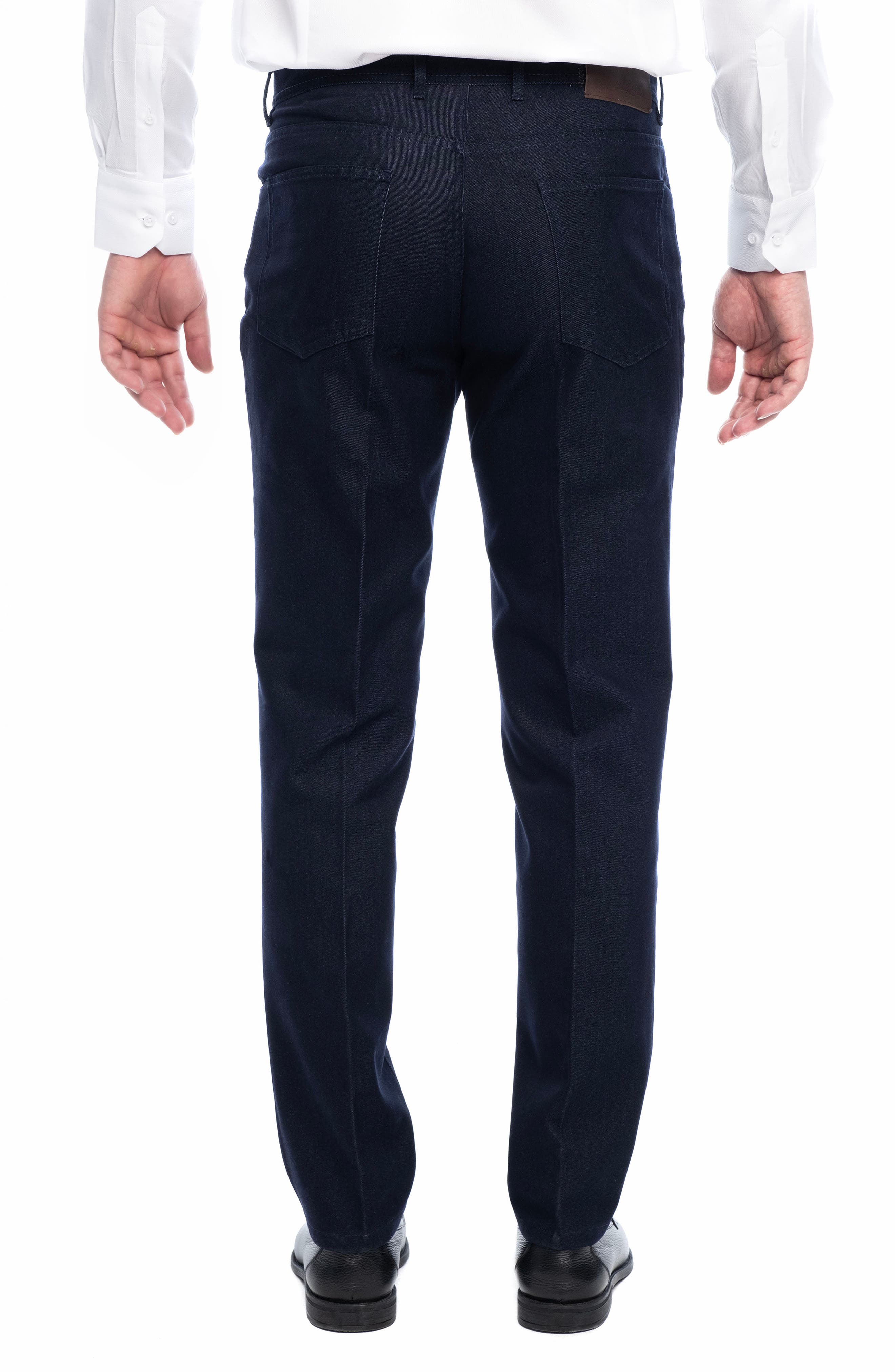 Stretch Cotton-Blend Long Casual Pants - image 4