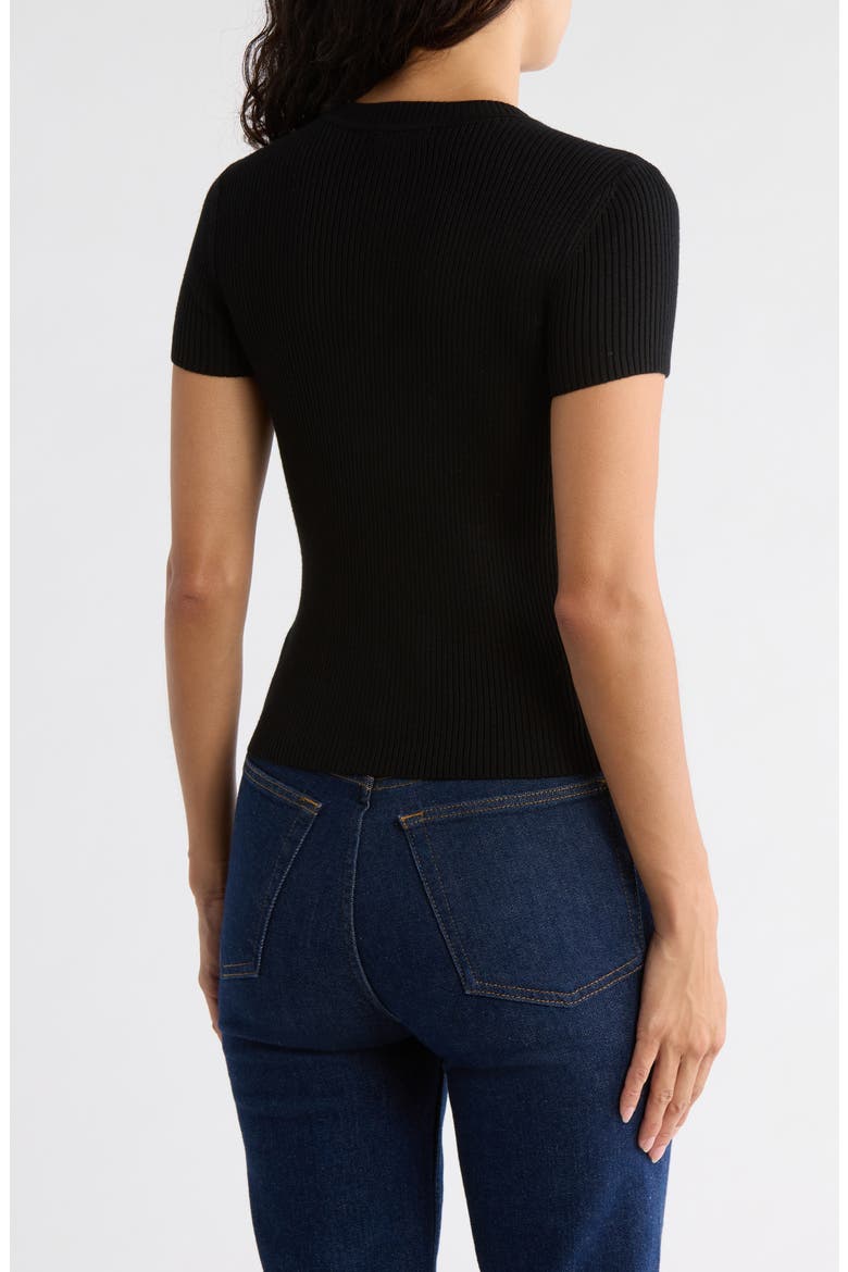 Compact Sweater Tee, Alternate, color, BLACK