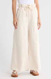 MOTHER The Doggie Bag Wide Leg Pants