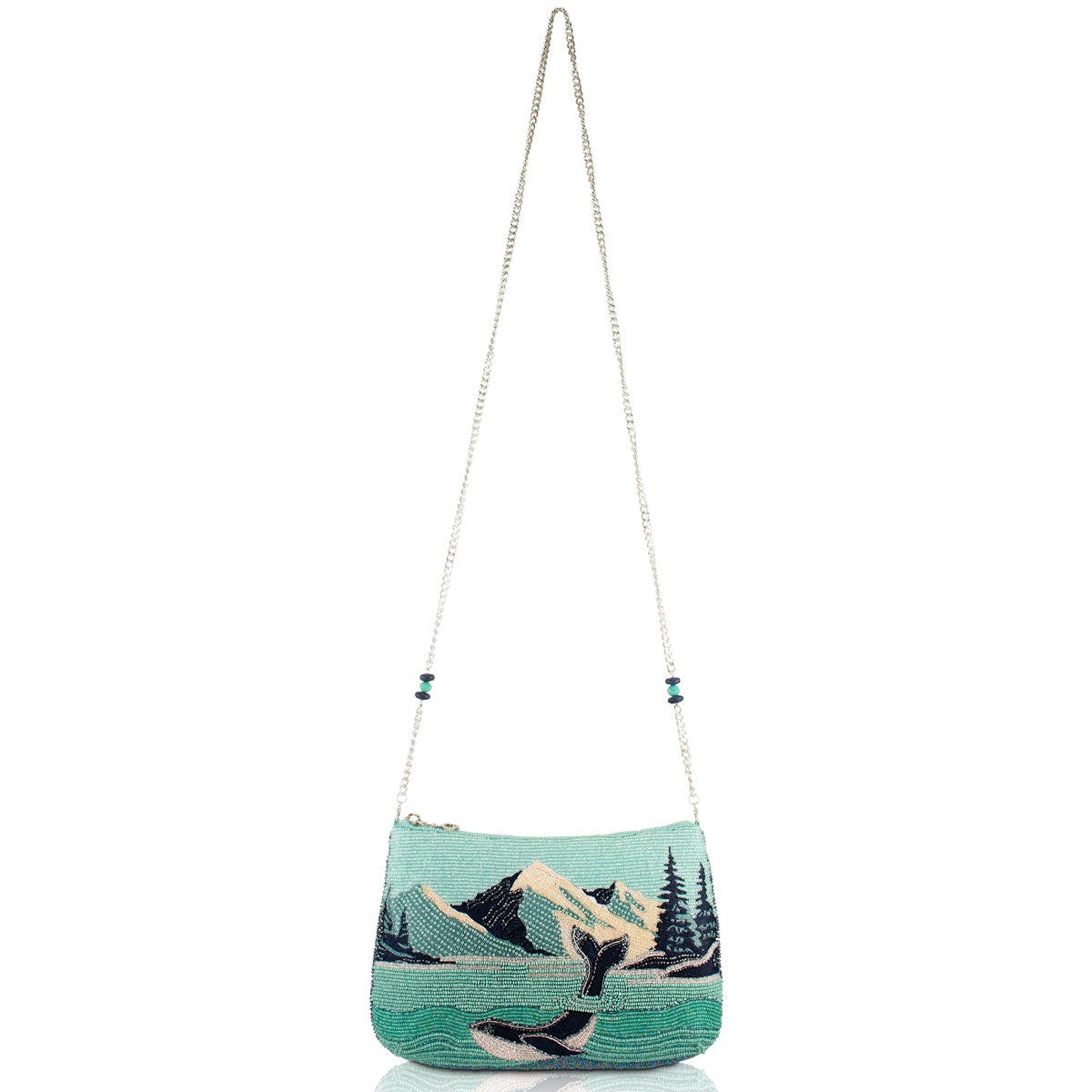 Mary Frances Accessories Sea to Sky Crossbody Handbag, Alternate, color, Blue