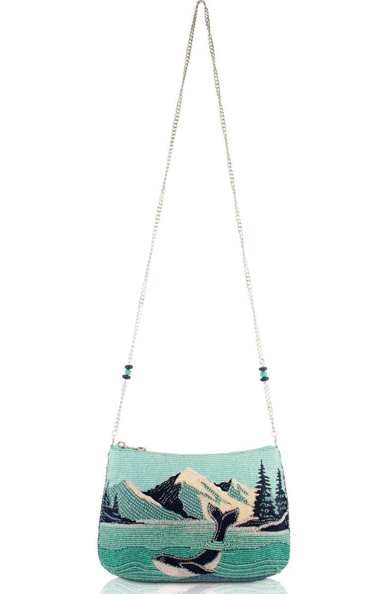Mary Frances Accessories Sea to Sky Crossbody Handbag, Alternate, color, Blue