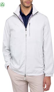CONSTRUCT Regular Fit Solid Recycled Performance Golf Jacket