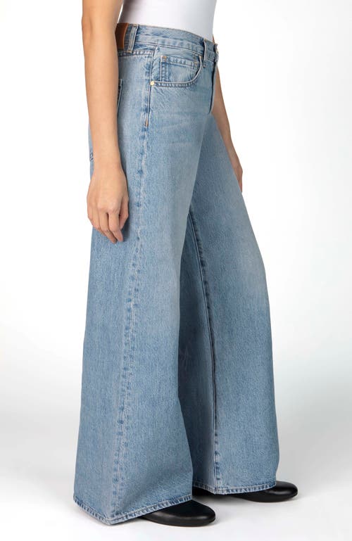 Nelle Atelier The Laura Petite Wide Leg Jean In Sky