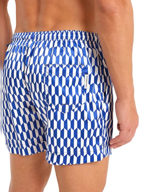 Peninsula Swimwear Libeccio Swim Shorts In Blue