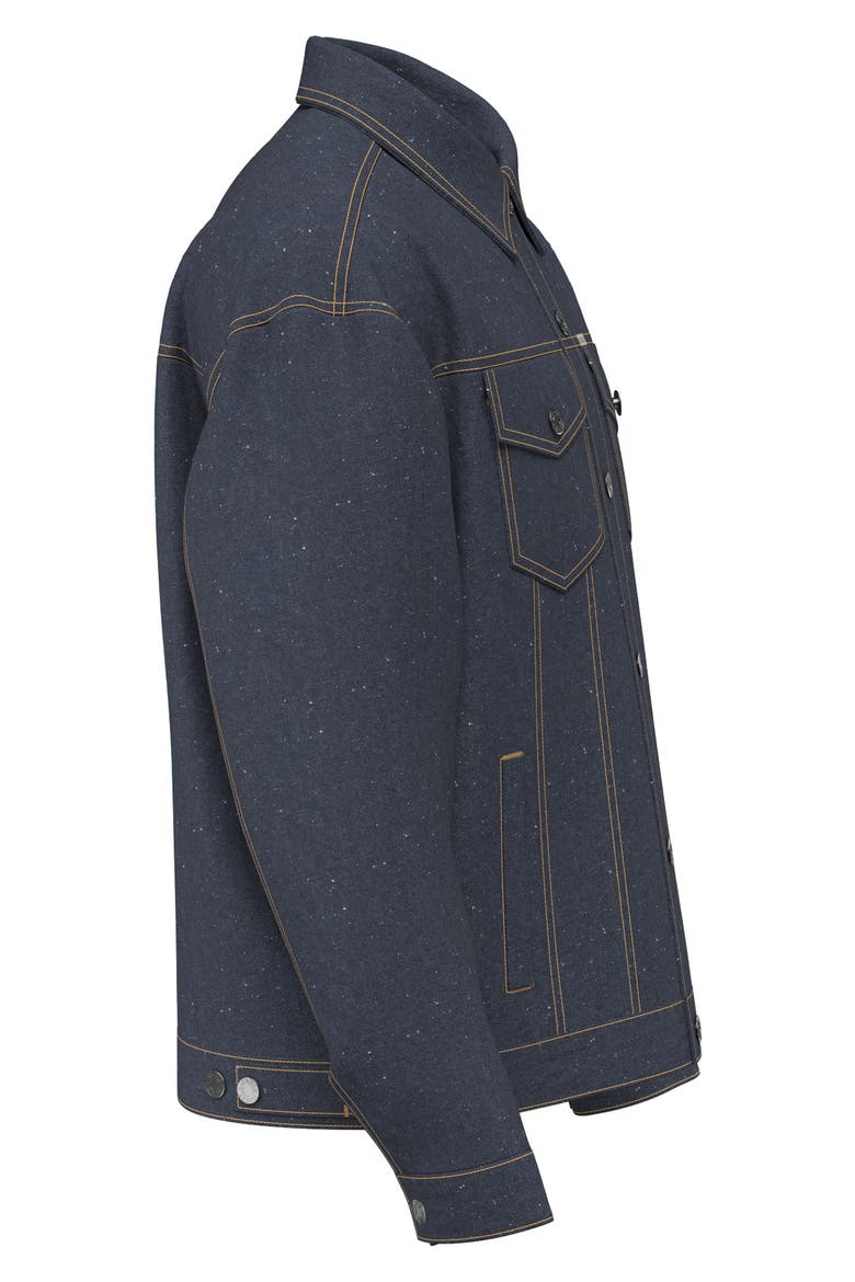Oversize Trucker Jacket, Alternate, color, GCS3-LIGHT