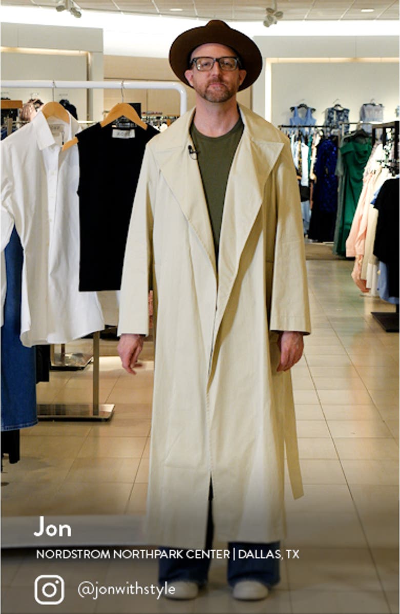 Water Repellent Cotton Trench Coat, sales video thumbnail