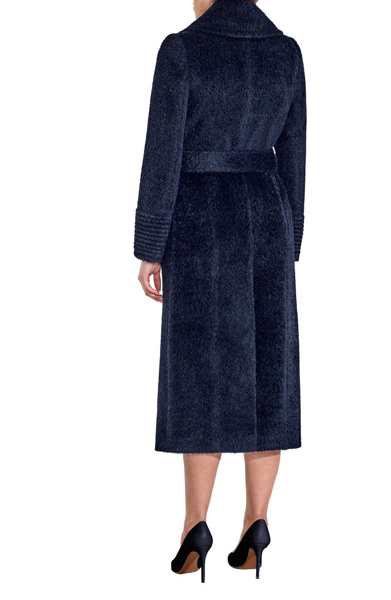 SENTALER Wool & Alpaca Blend Bouclé Wrap Coat, Alternate, color, 
