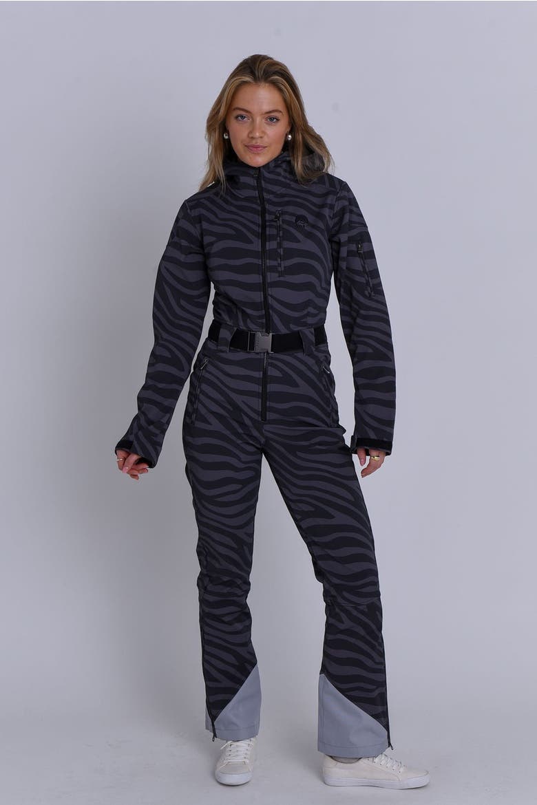 Chic Ski Suit - Black Tiger, Alternate, color, multi-colour