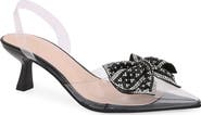 BERNESS Ninetta Clear Kitten Heel Pump