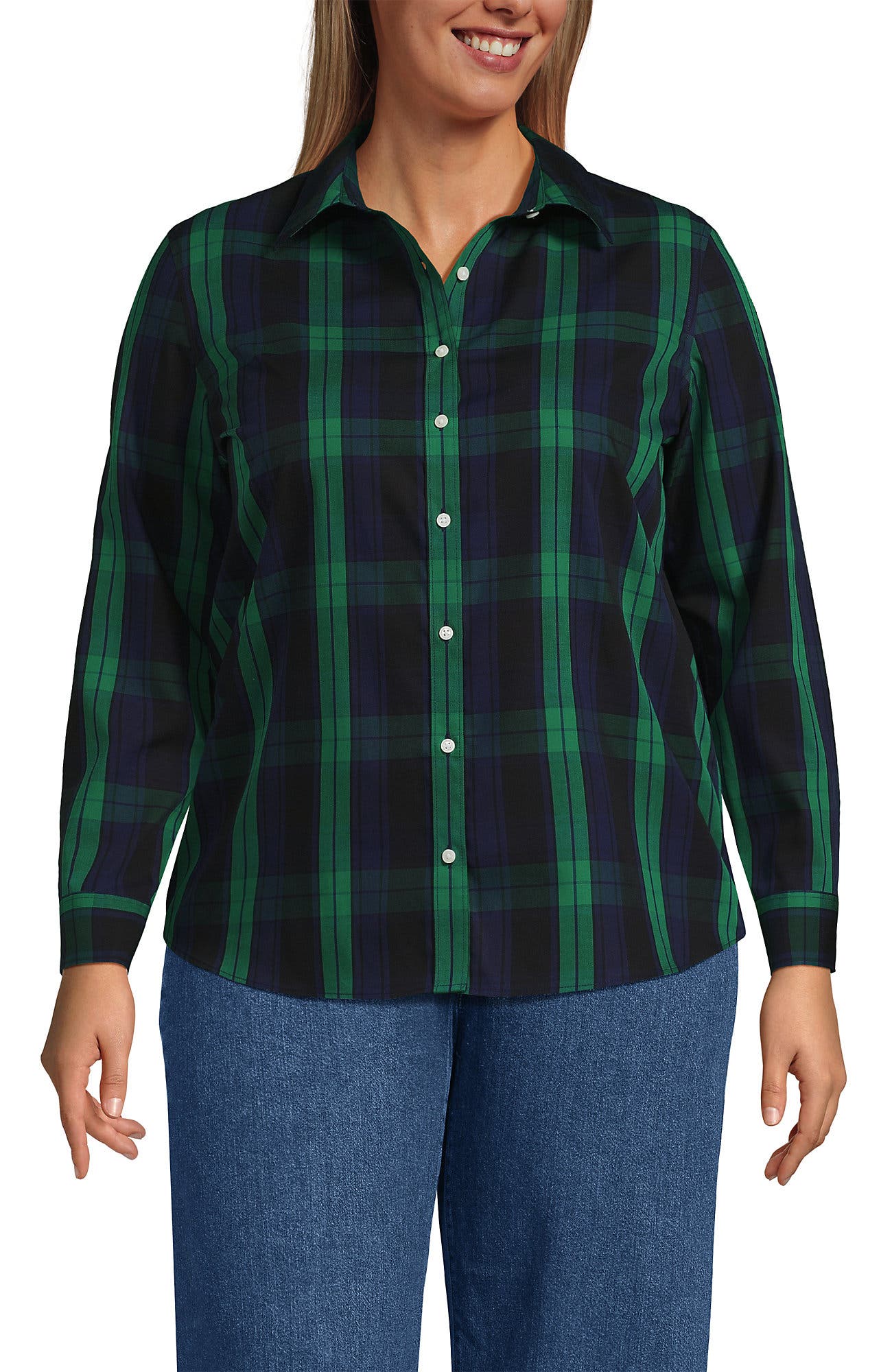 Rich Clover/Navy Plaid