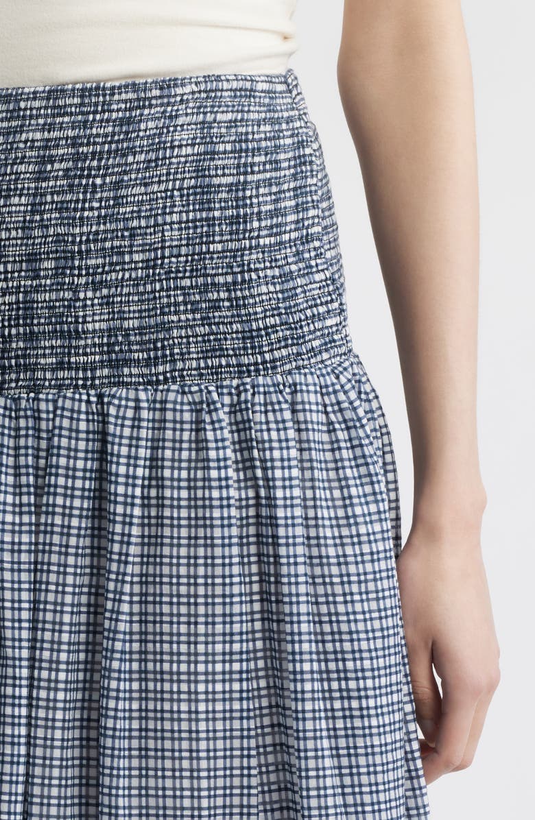Nation LTD Tiered Smocked Waist Skirt, Alternate, color, Picnic Check