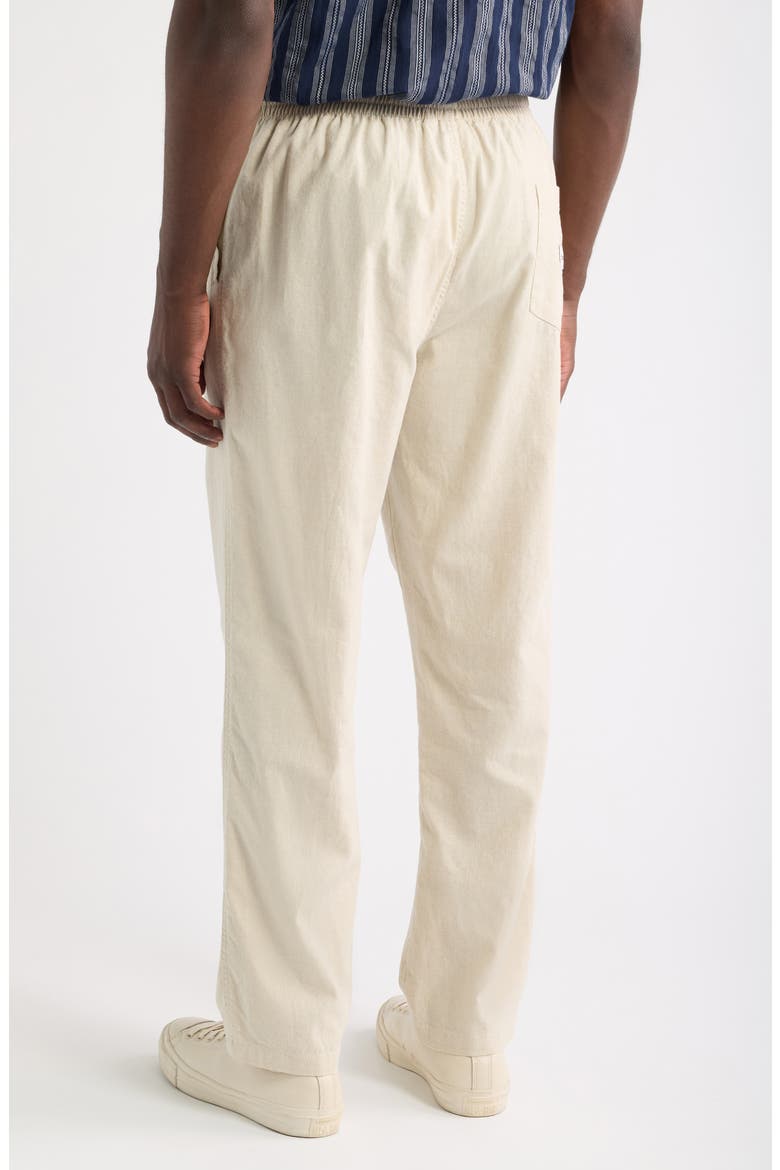 Linen Jam Pants, Alternate, color, BONE