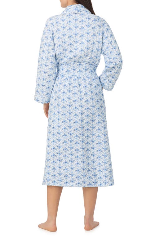 Eileen West Quilted Ballet Robe In Blue