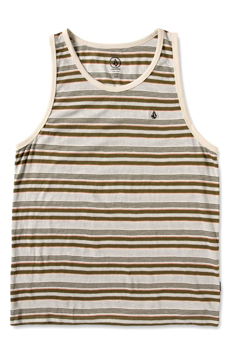 Volcom Men's Wattage Stripe Tank, Main, color, 