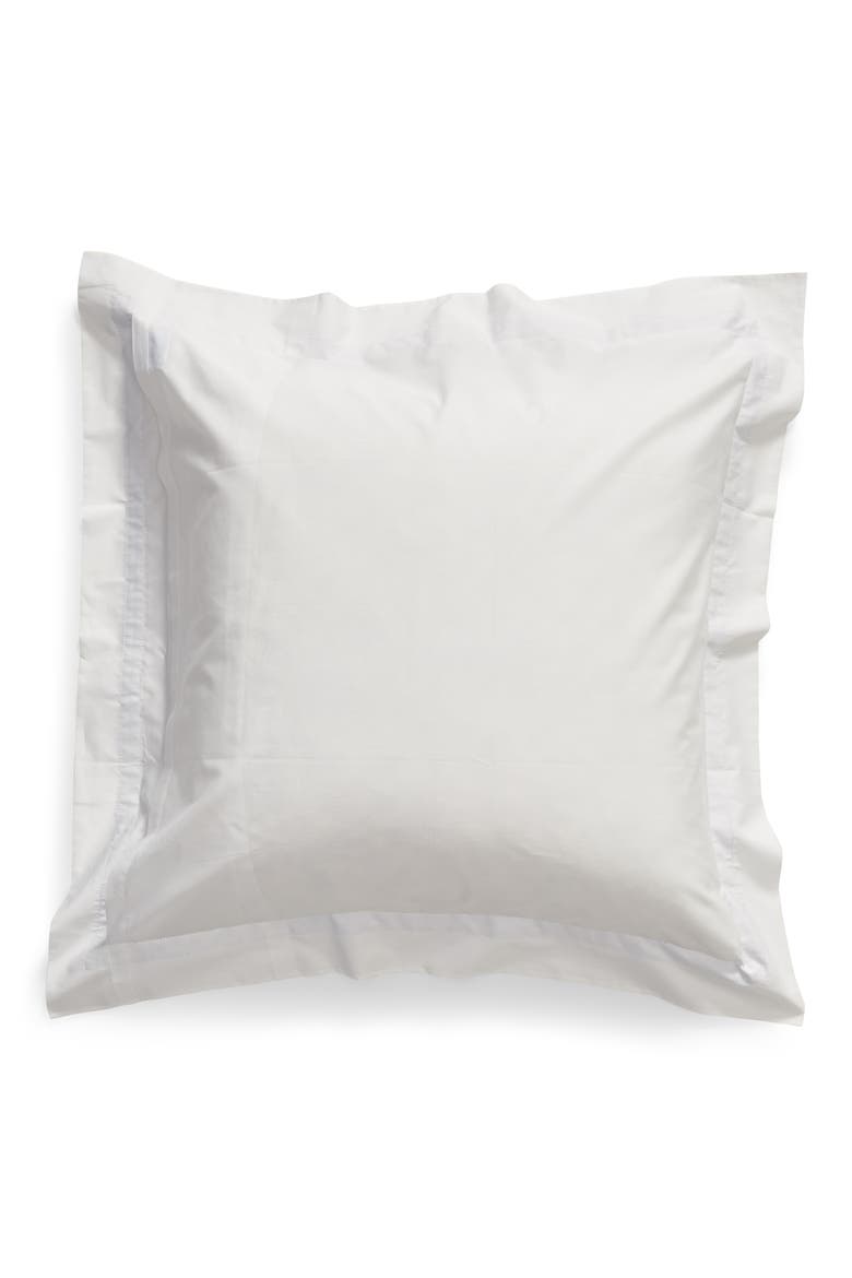 Lowell Egyptian Cotton Euro Sham, Alternate, color, AZURE