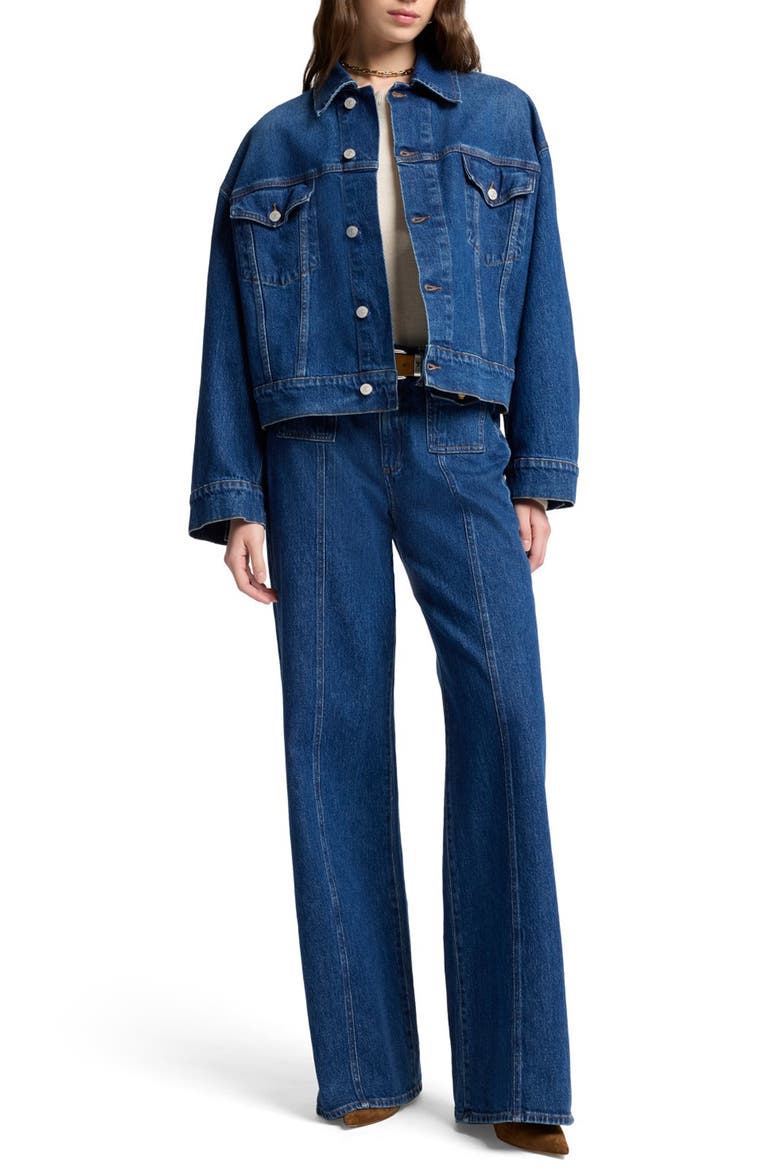 Lotta High Waist Wide Leg Jeans, Alternate, color, ARTIFACT