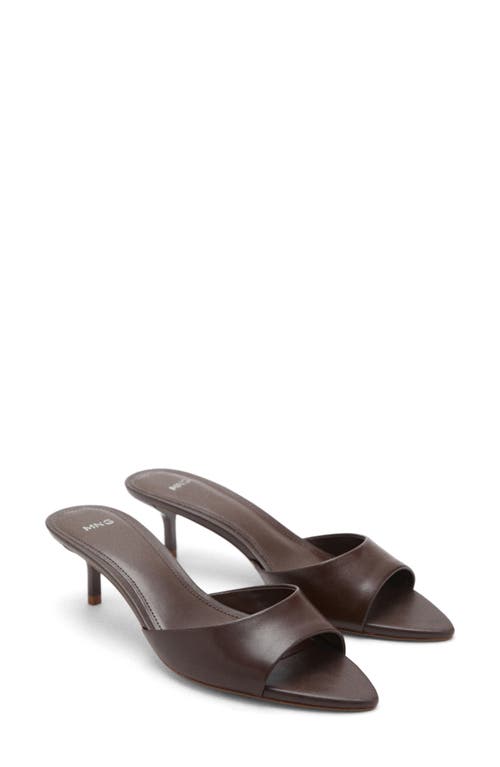 Mango Kitten Heel Sandal