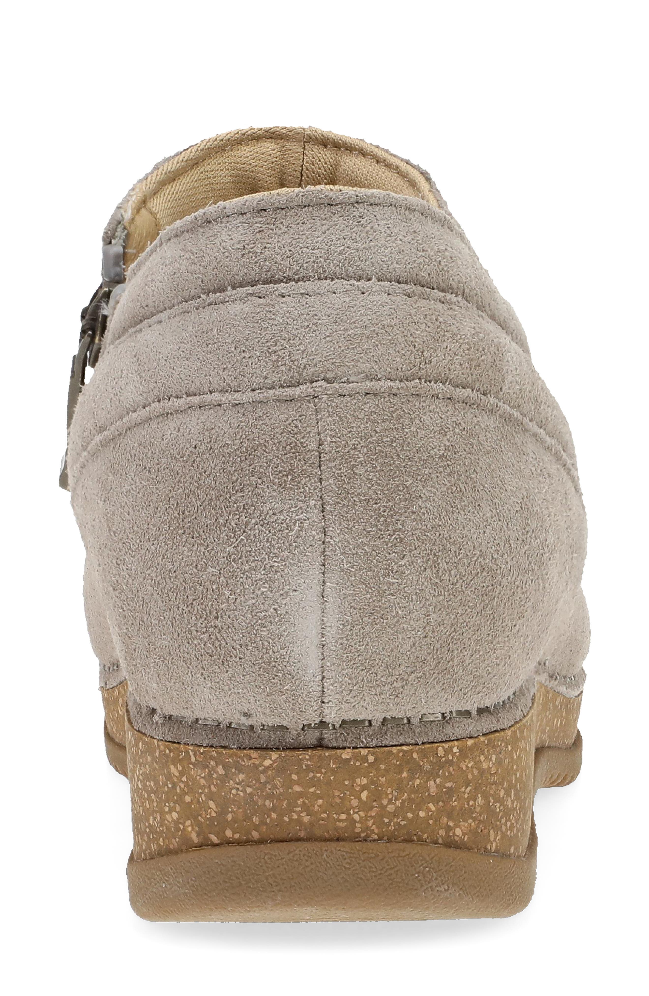 Dansko Muriel Bootie, Alternate, color, Taupe Suede