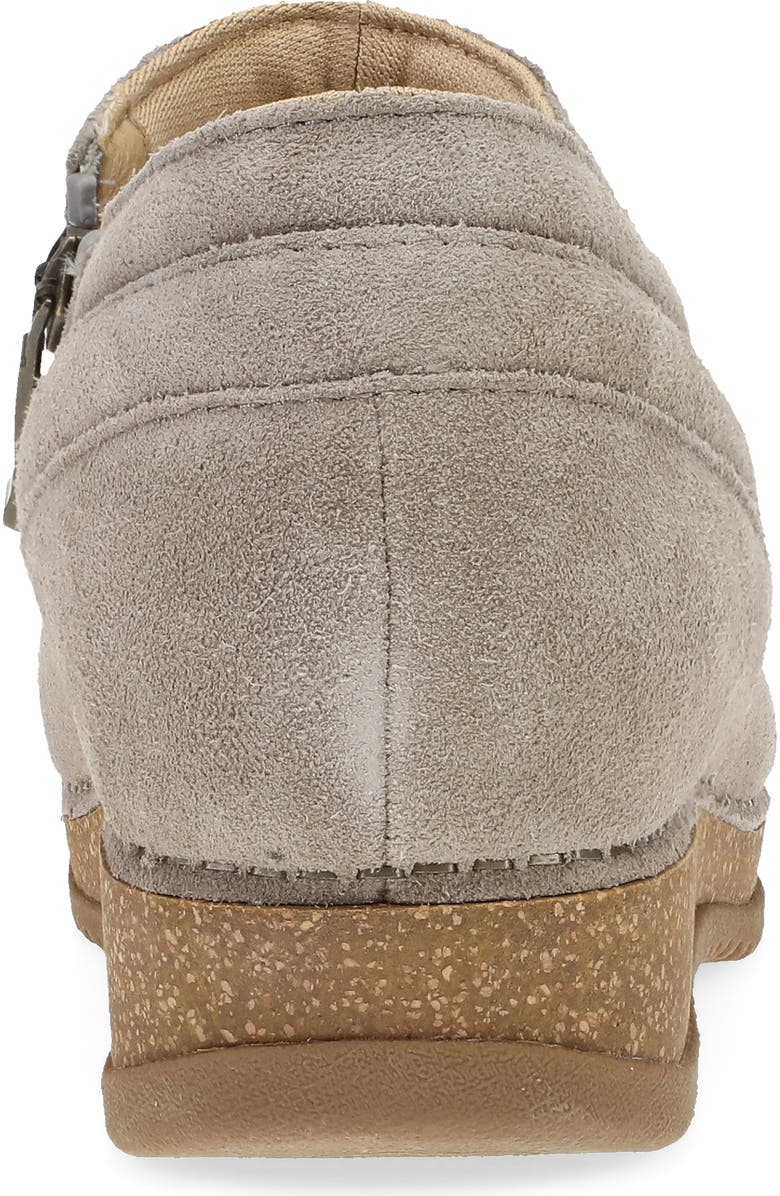 Dansko Muriel Bootie, Alternate, color, Taupe Suede