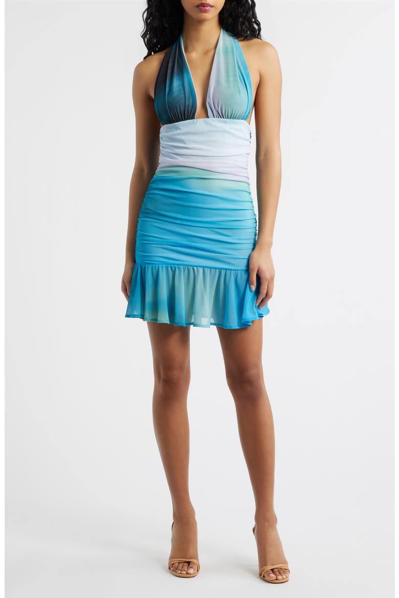 Solita Sleeveless Dress, Main, color, BLEU