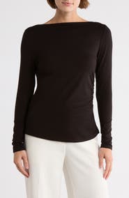 ELIE ELIE TAHARI Bateau Neck Top