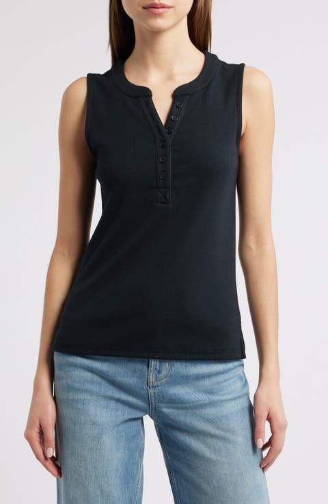 Mayla Rib Henley Tank