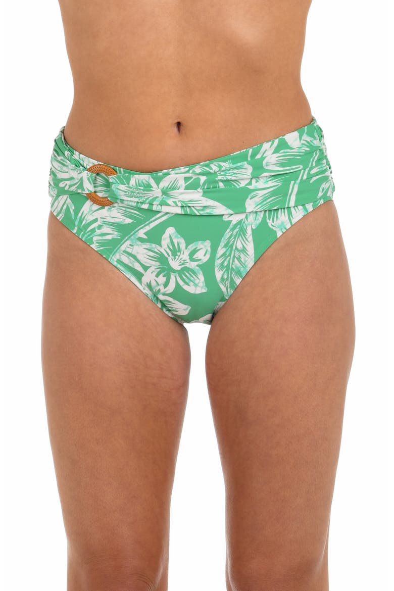 Batiki Mid Rise Bikini Bottoms, Main, color, EUCALYPTUS