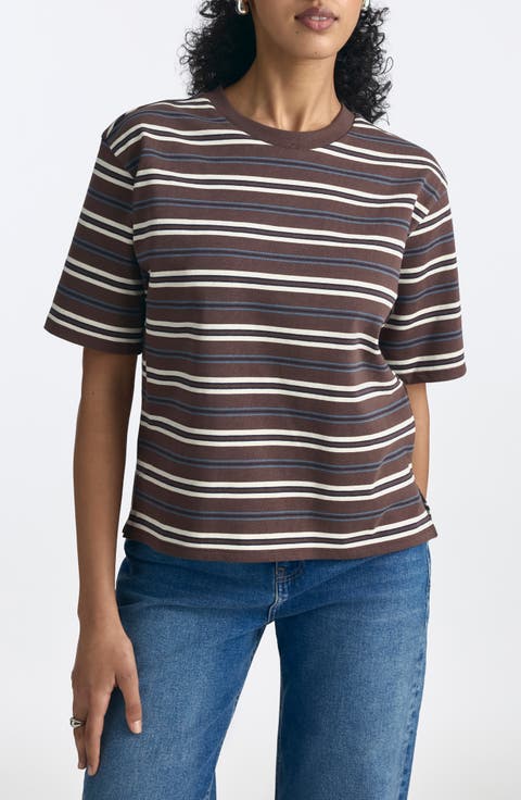 Stripe Cotton Jersey T-Shirt