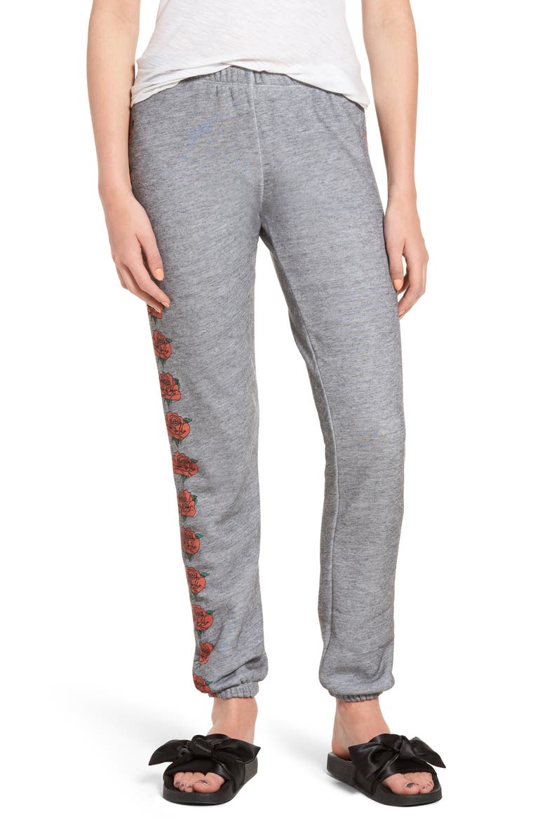 Wildfox Bouquet Knox Sweatpants, Main, color, 