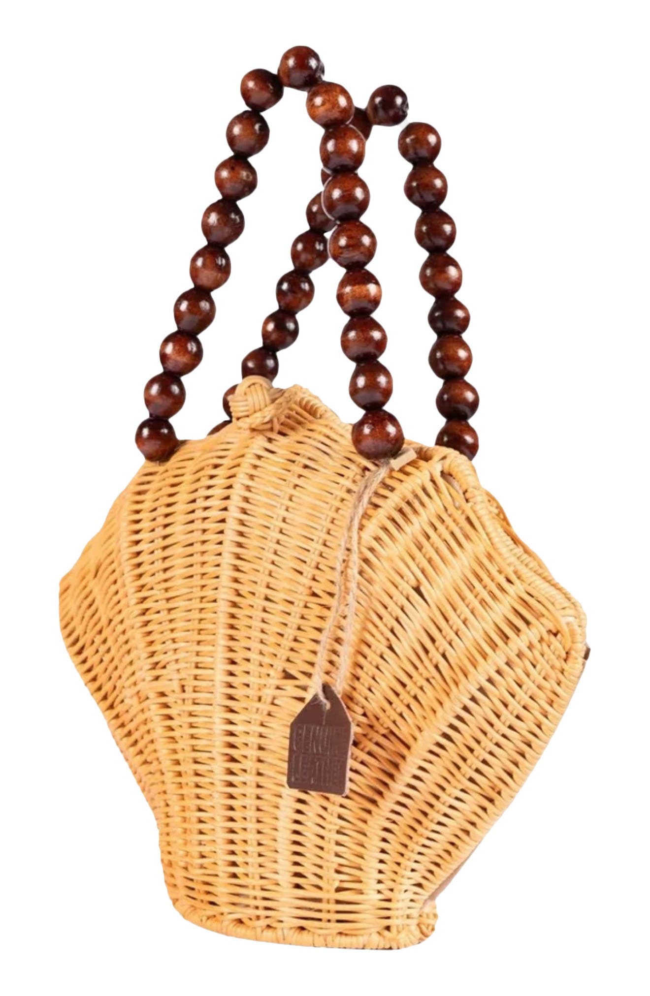 Shellie Shell Basket Bag, Alternate, color, BROWN NATURAL