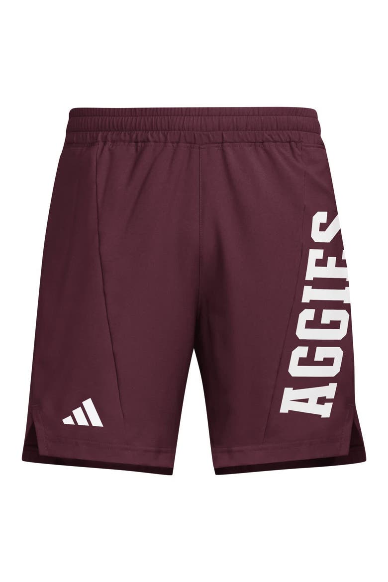 Men's adidas Maroon Texas A&M Aggies Designed for Training AEROREADY Shorts, Alternate, color, Maroon