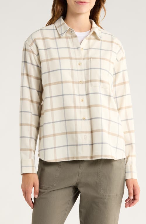 Free Fly Seawool Flannel Shirt In Neutral
