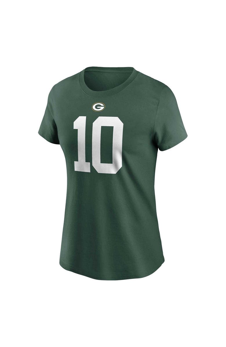 Nike Women's Nike Jordan Love Green Green Bay Packers Player Name & Number T-Shirt, Alternate, color, Green