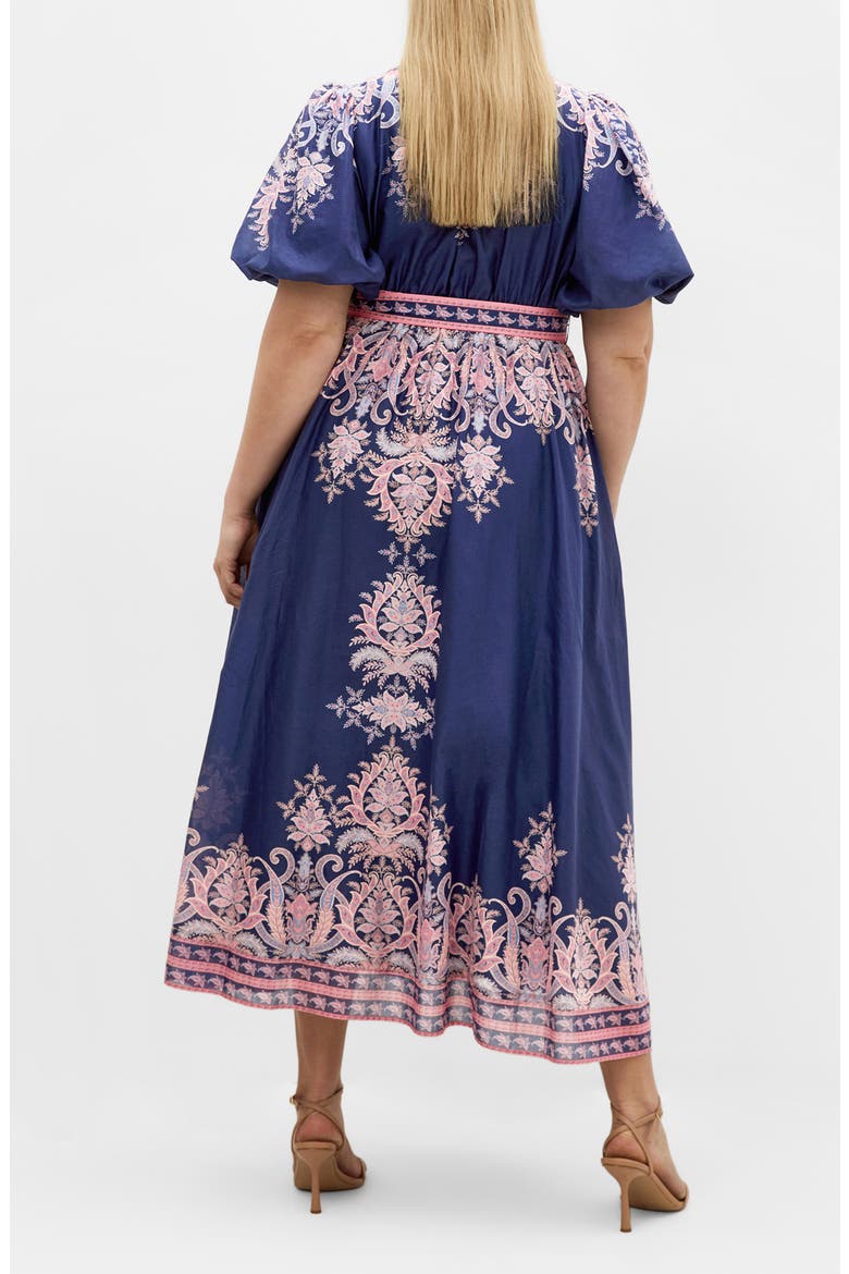 Higher Love Floral Print Maxi Dress, Alternate, color, NAVY HIGHER LOVE