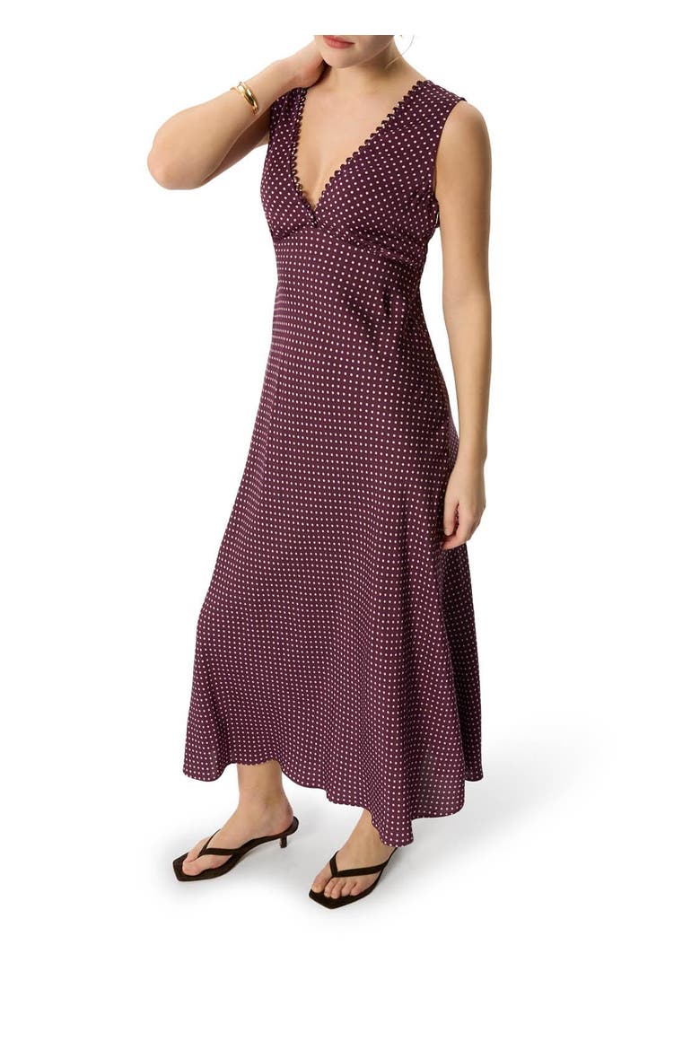 Mini Spot Sleeveless Dress, Alternate, color, Purple/Multi