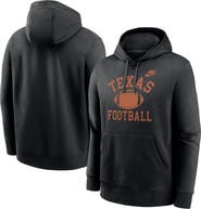 Nike Men's Nike Black Texas Longhorns Legacy Football Icon Club Fleece Pullover Hoodie