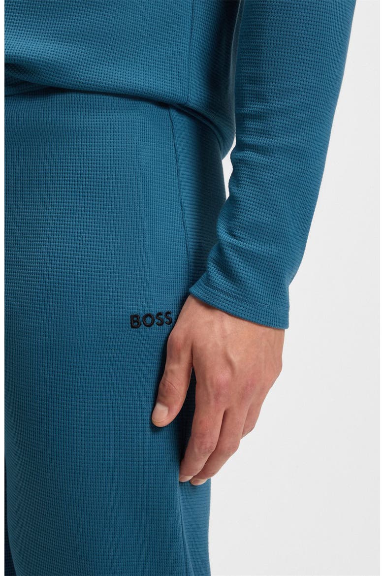 Waffle Knit Lounge Pants, Alternate, color, OPEN BLUE