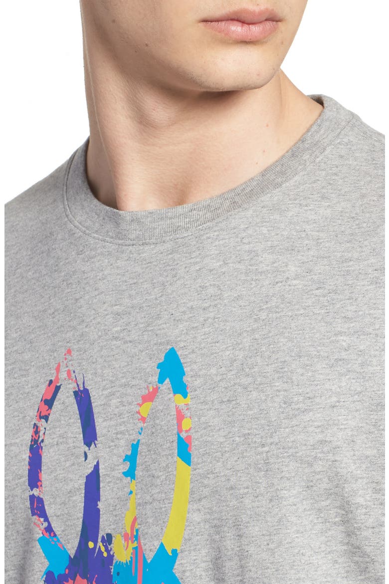 Logo Graphic T-Shirt (Nordstrom Exclusive), Alternate, color, HEATHER GREY