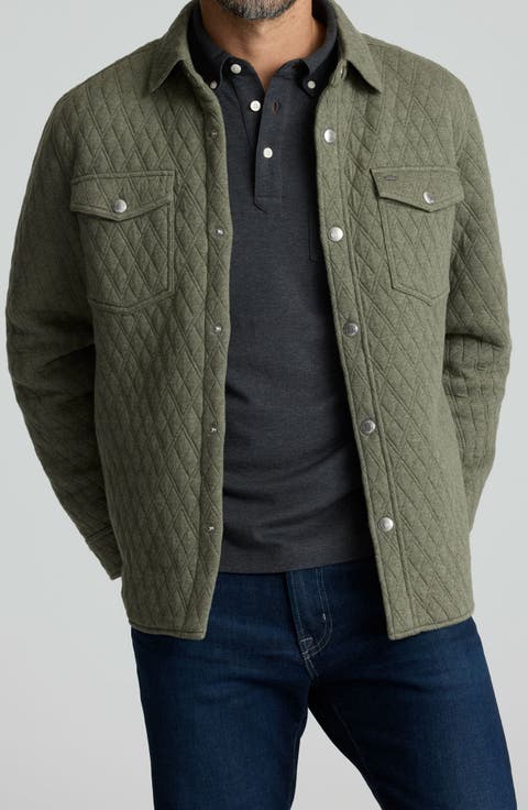 Braunfield Quilted Knit Overshirt