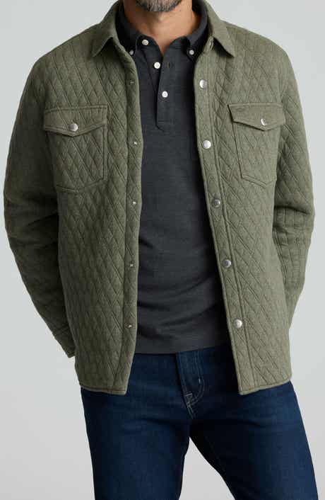 UNTUCKit Braunfield Quilted Knit Overshirt