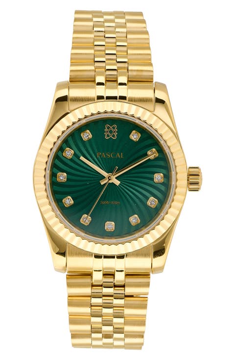Timeless Classic Lab Grown Diamond Bracelet Watch, 36mm