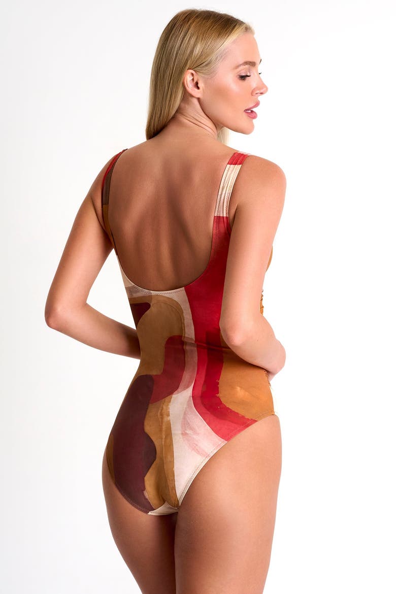 Classic One-Piece Swimsuit, Alternate, color, Print