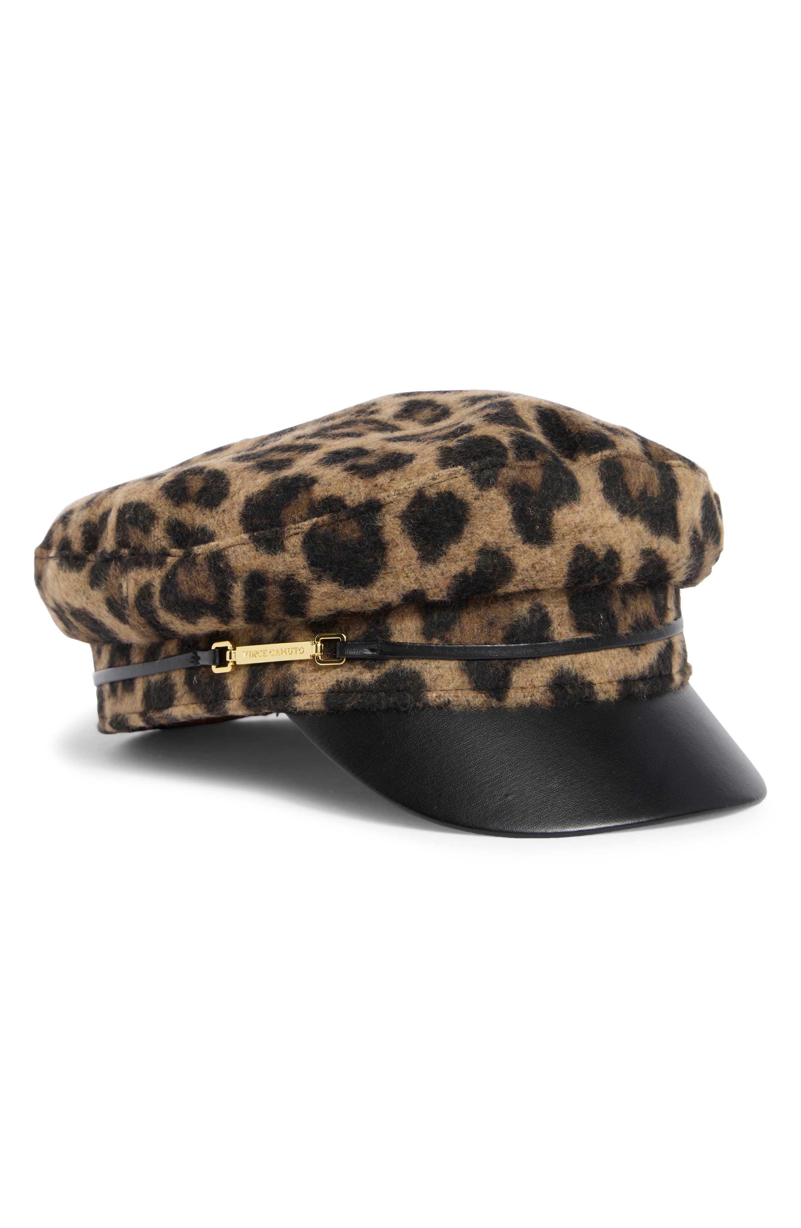 Leopard Print Skipper Cap