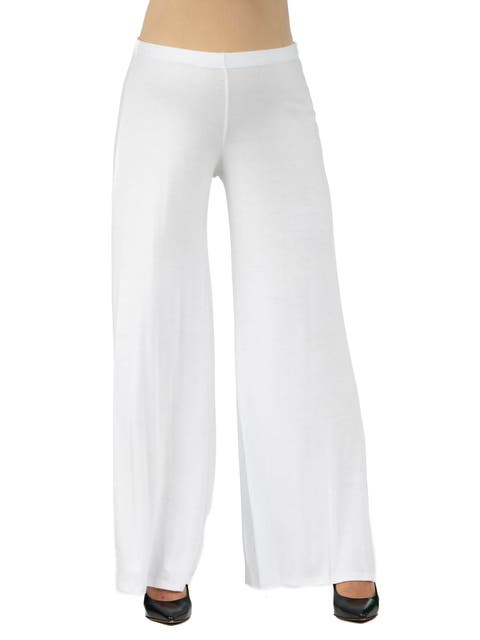 Maternity Solid Color Palazzo Pants