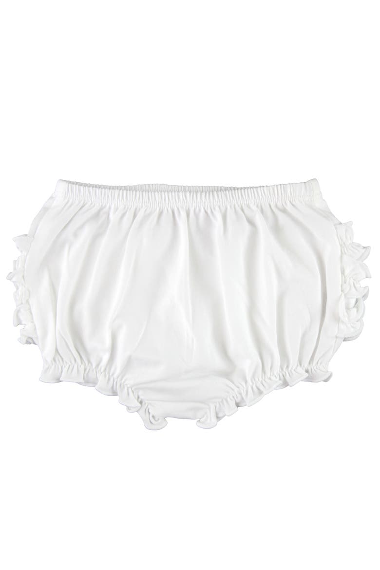 Baby/Toddler Knit RuffleButt Bloomer, Alternate, color, White