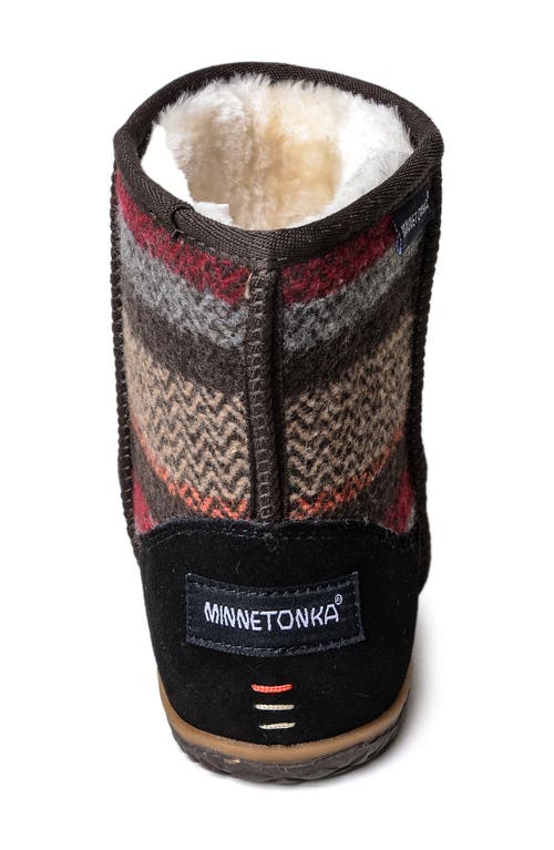 Minnetonka Tali Faux Fur Lined Boot In Multi
