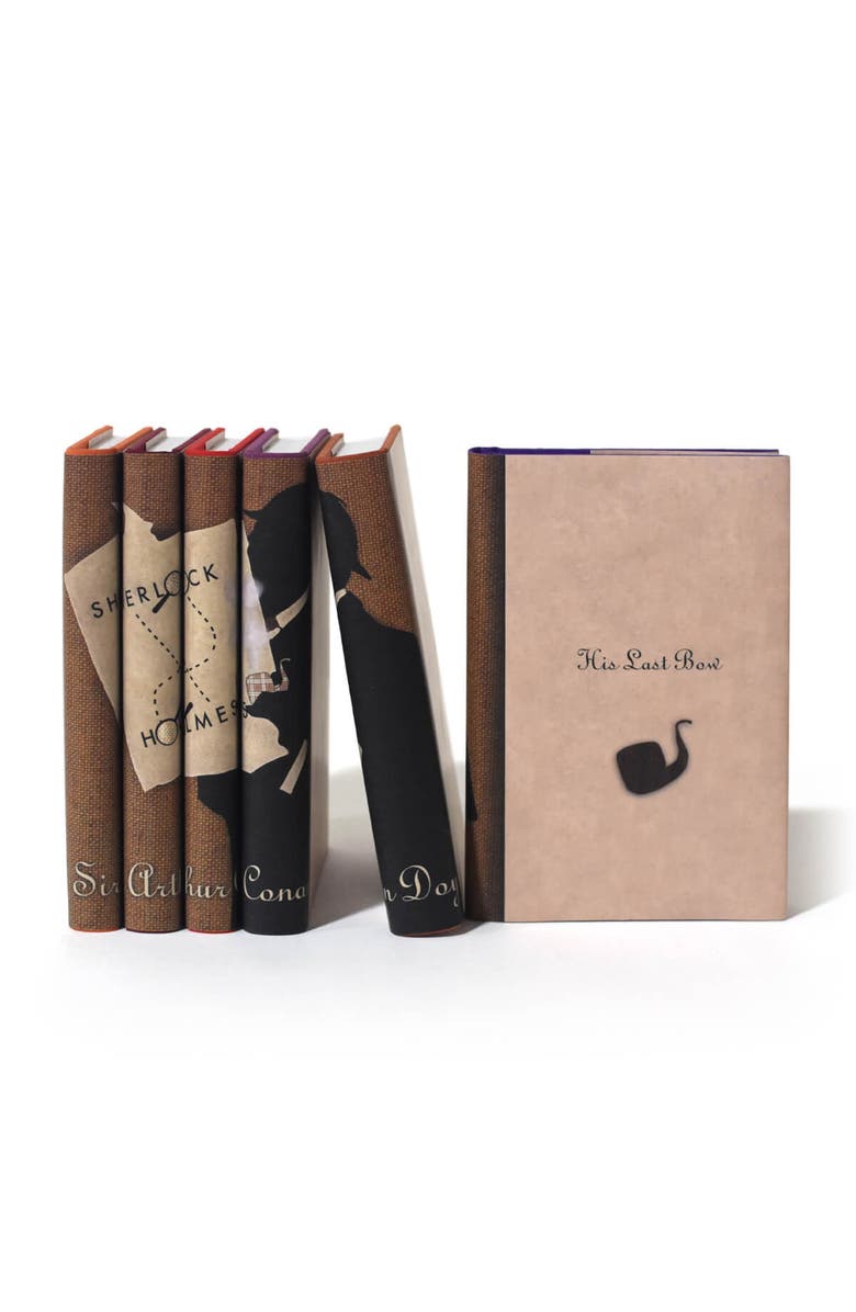 Juniper Books Sherlock Holmes Book Set, Alternate, color, Brown