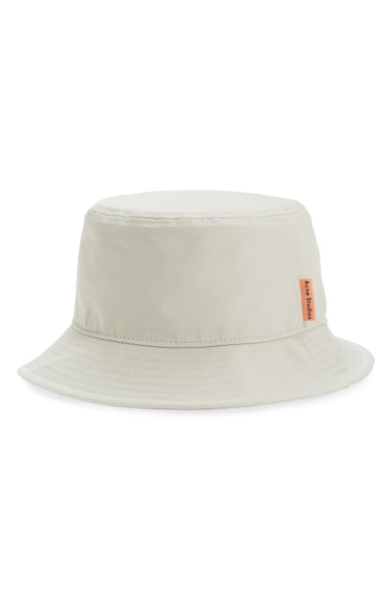 Acne Studios Brun Cotton Canvas Bucket Hat, Main, color,
