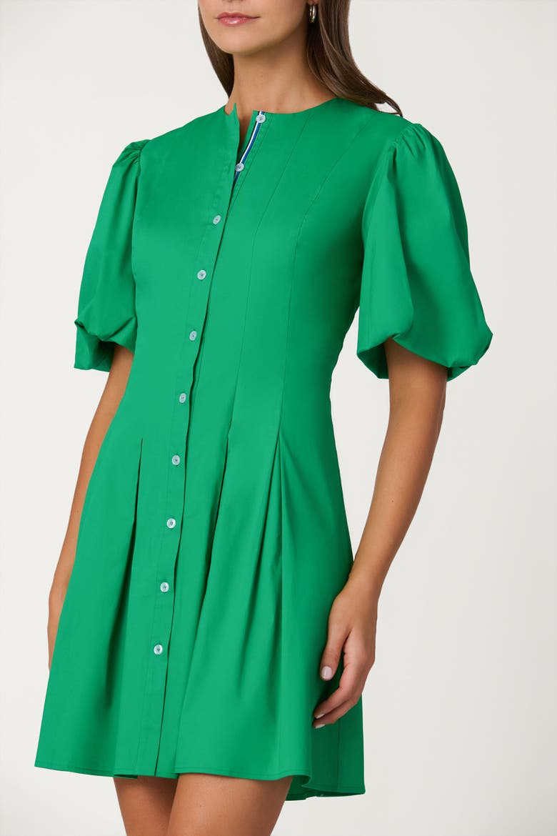 Cotton Poplin Angie Dress, Alternate, color, Spring Green
