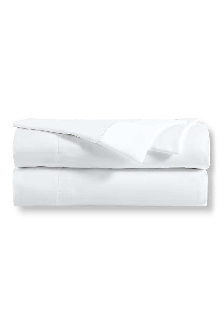 Premium Fitted Sheet, Main, color, WHITE